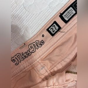 miss me pink shorts size 27